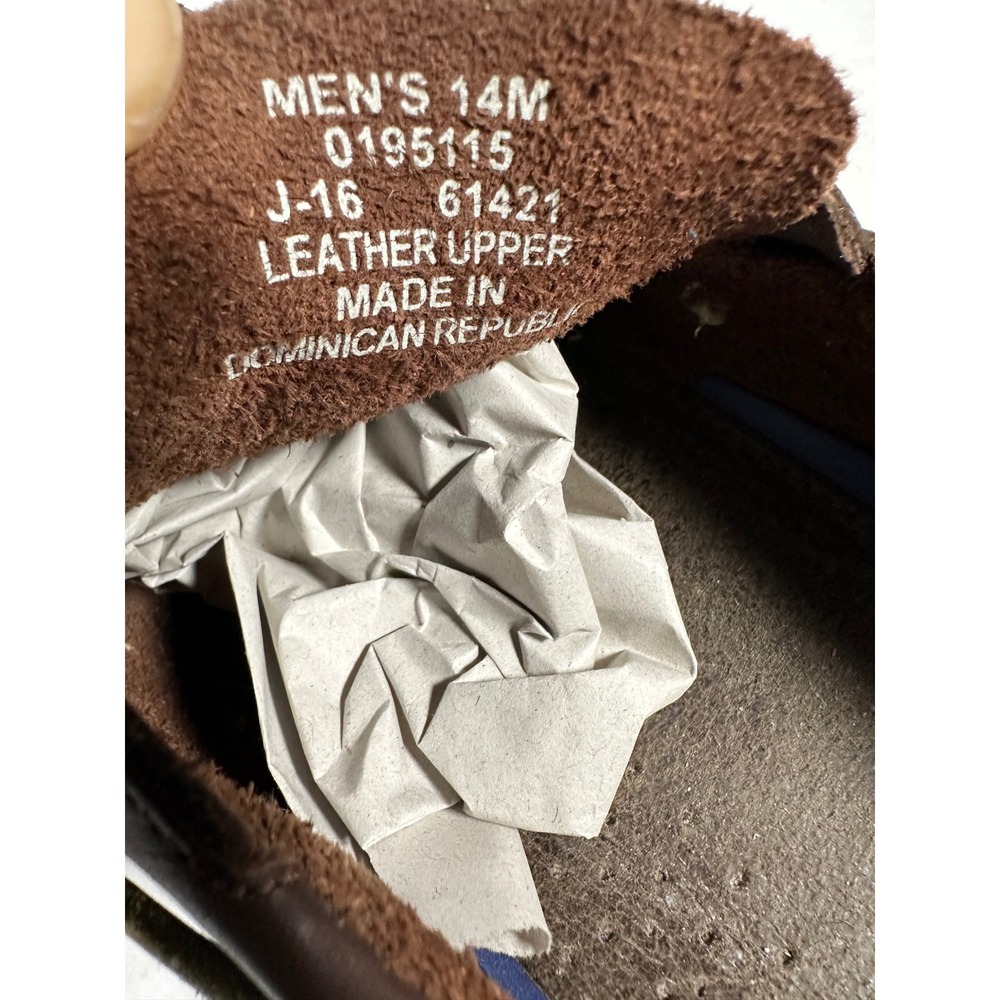 Sperry Top-Sider Mens 14M Brown Leather Authentic Original Boat Shoes 0195115 - Picture 2 of 16